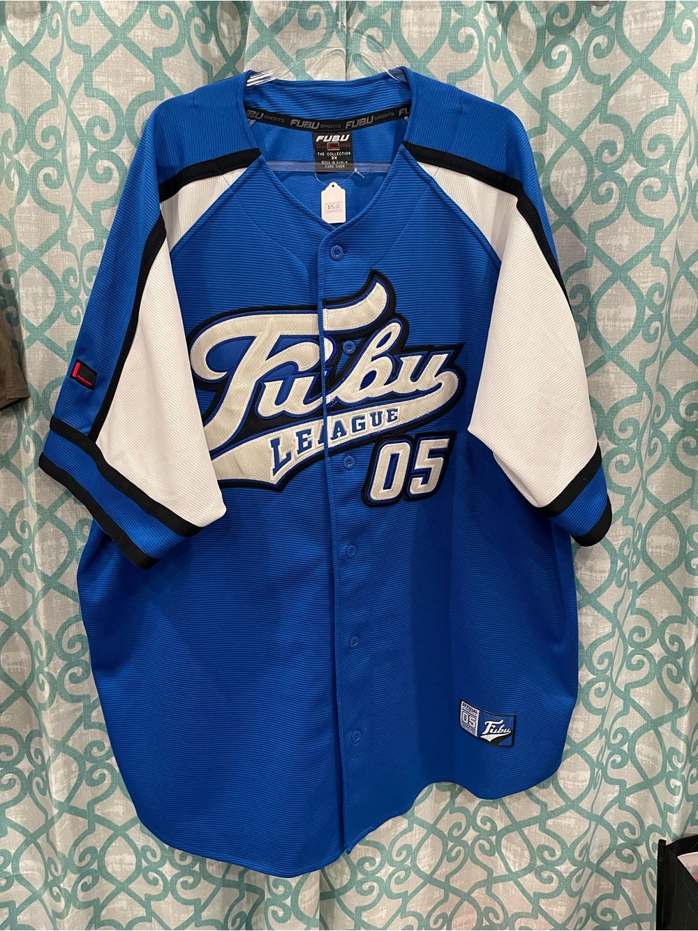 Y2K FUBU Spell Out Jersey 3XL Made in Korea